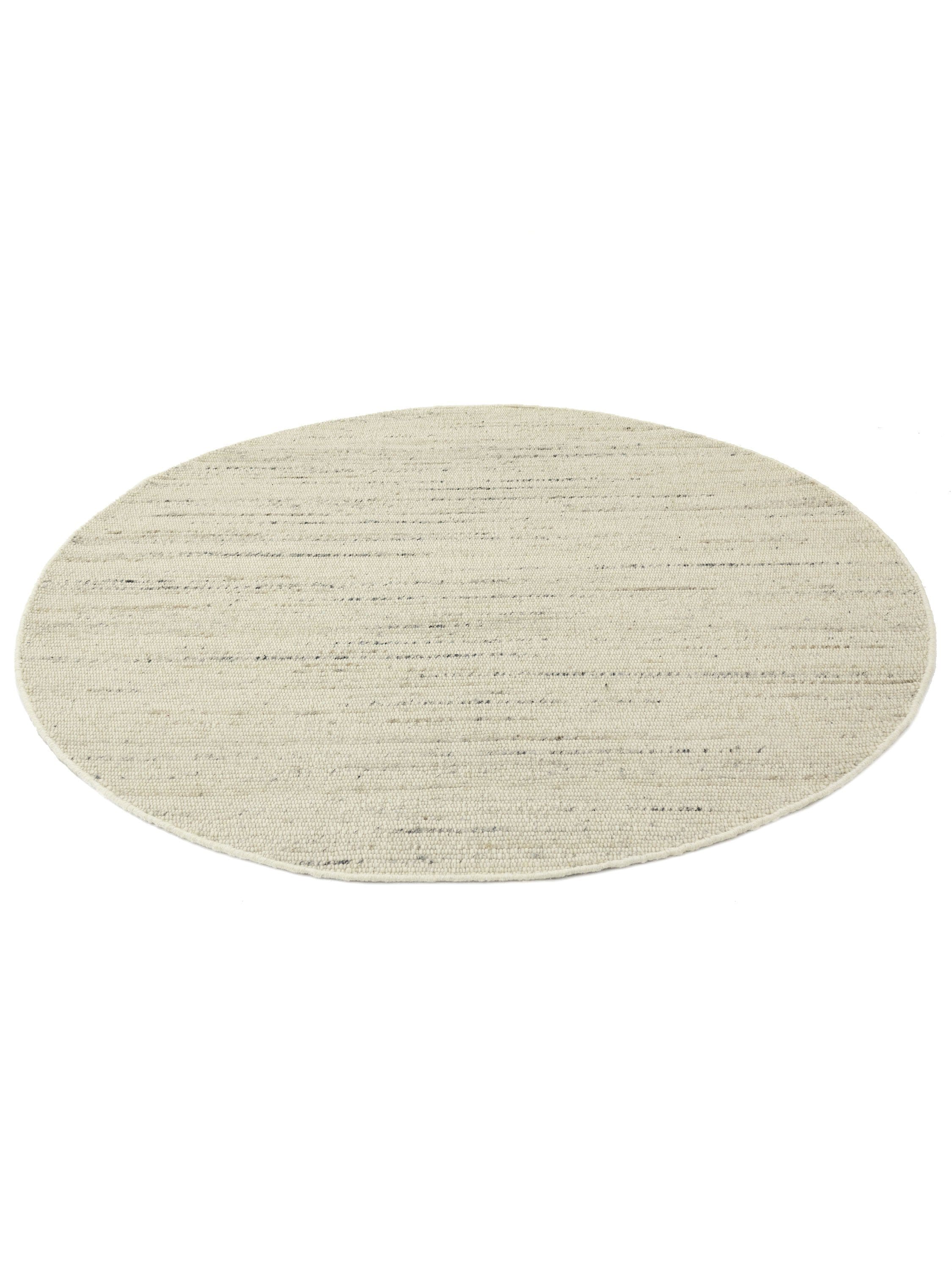 Vloerkleed MOMO Rugs Helsinki White Light Grey rond