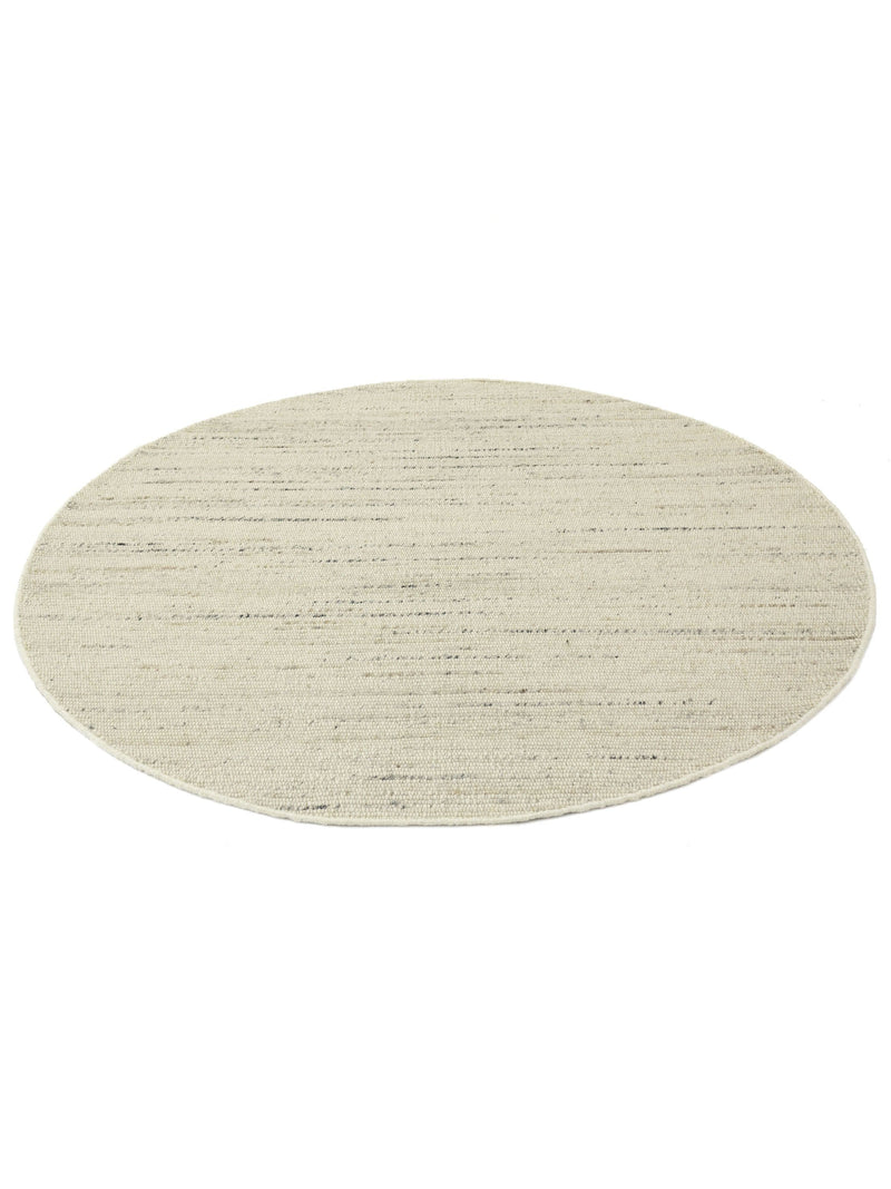 Vloerkleed MOMO Rugs Helsinki White Light Grey rond