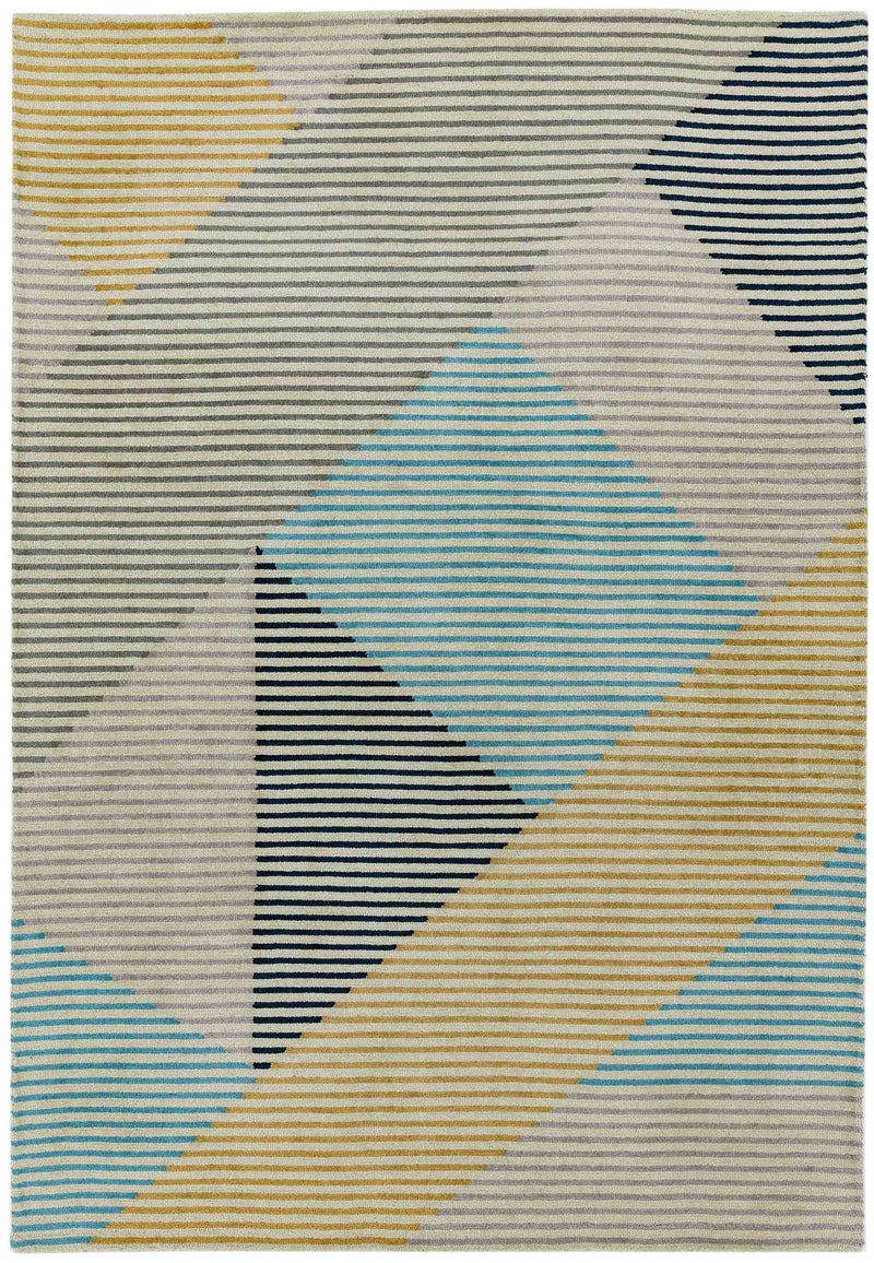 Laagpolig vloerkleed Easy Living Dash Rug da03 Blue Multi