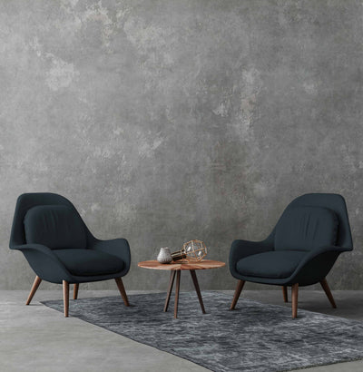 Laagpolig vloerkleed Easy Living Zehraya Charcoal Abstract