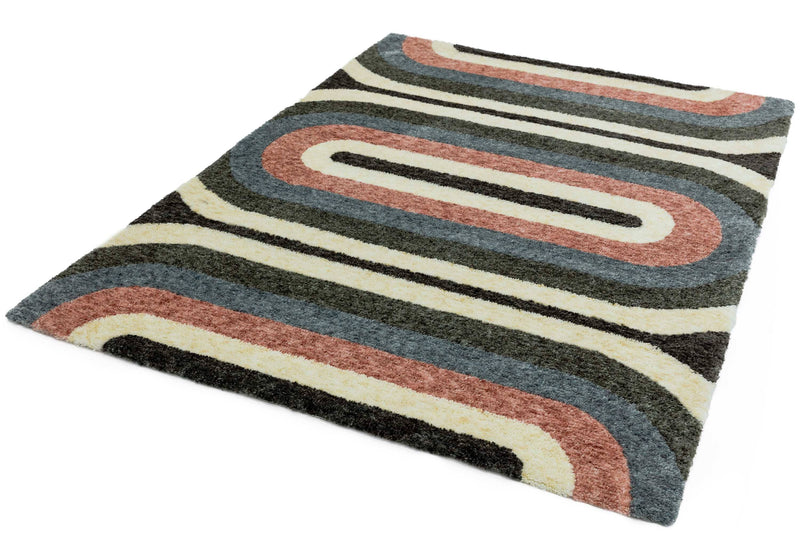 Hoogpolig vloerkleed Easy Living Gala Rug GA05 Pink Oval
