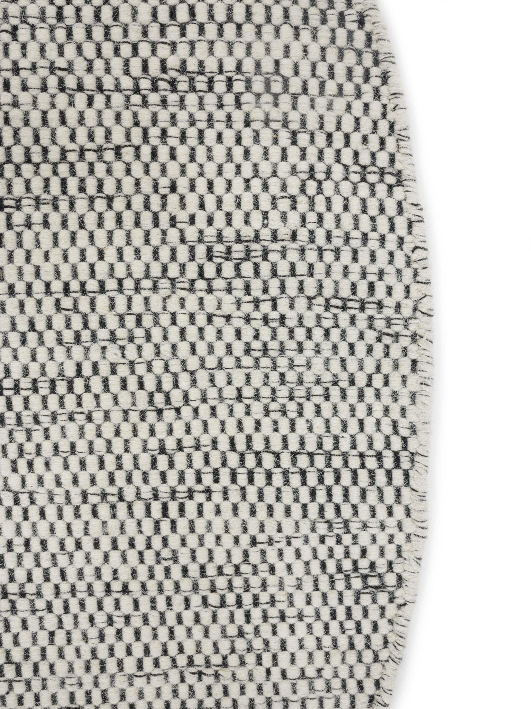 Rond vloerkleed MOMO Rugs Teppe Black White