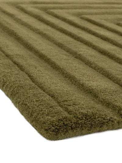 Laagpolig vloerkleed Easy Living Form Rug Green