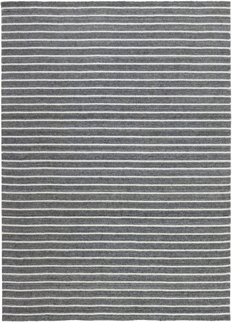 Laagpolig vloerkleed MOMO Rugs Nouveau Stripes Dark Grey