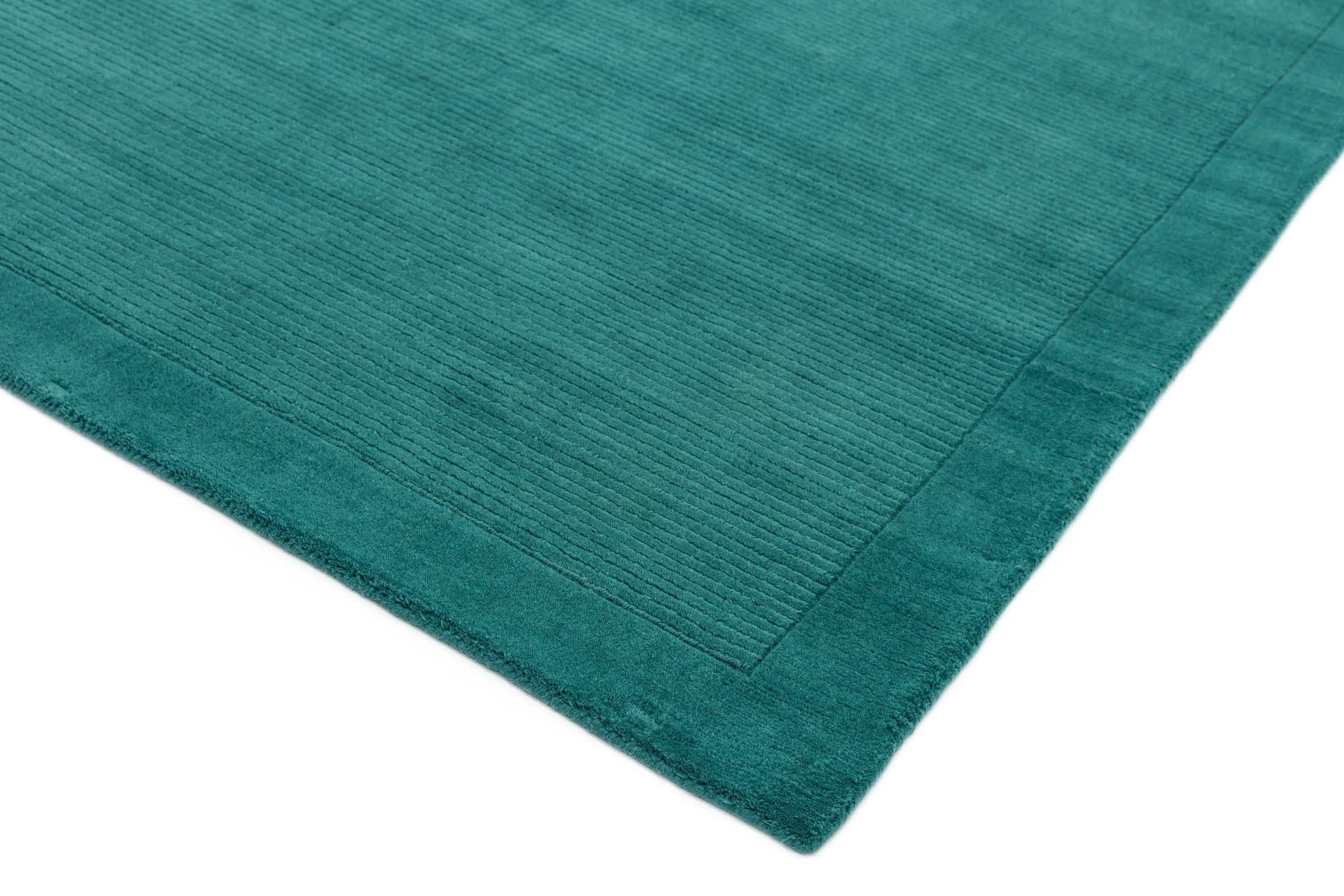 Laagpolig vloerkleed Easy Living York Rug Teal