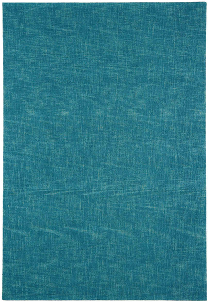 Laagpolig vloerkleed Easy Living Tweed Rug Teal