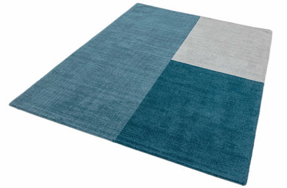 Laagpolig vloerkleed Easy Living Blox Rug Teal