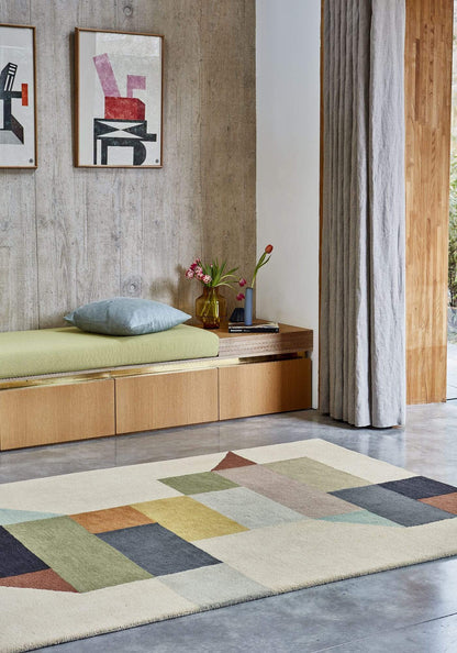 Laagpolig vloerkleed Easy Living Reef modern Multi