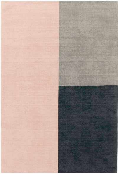 Laagpolig vloerkleed Easy Living Blox Rug Pink