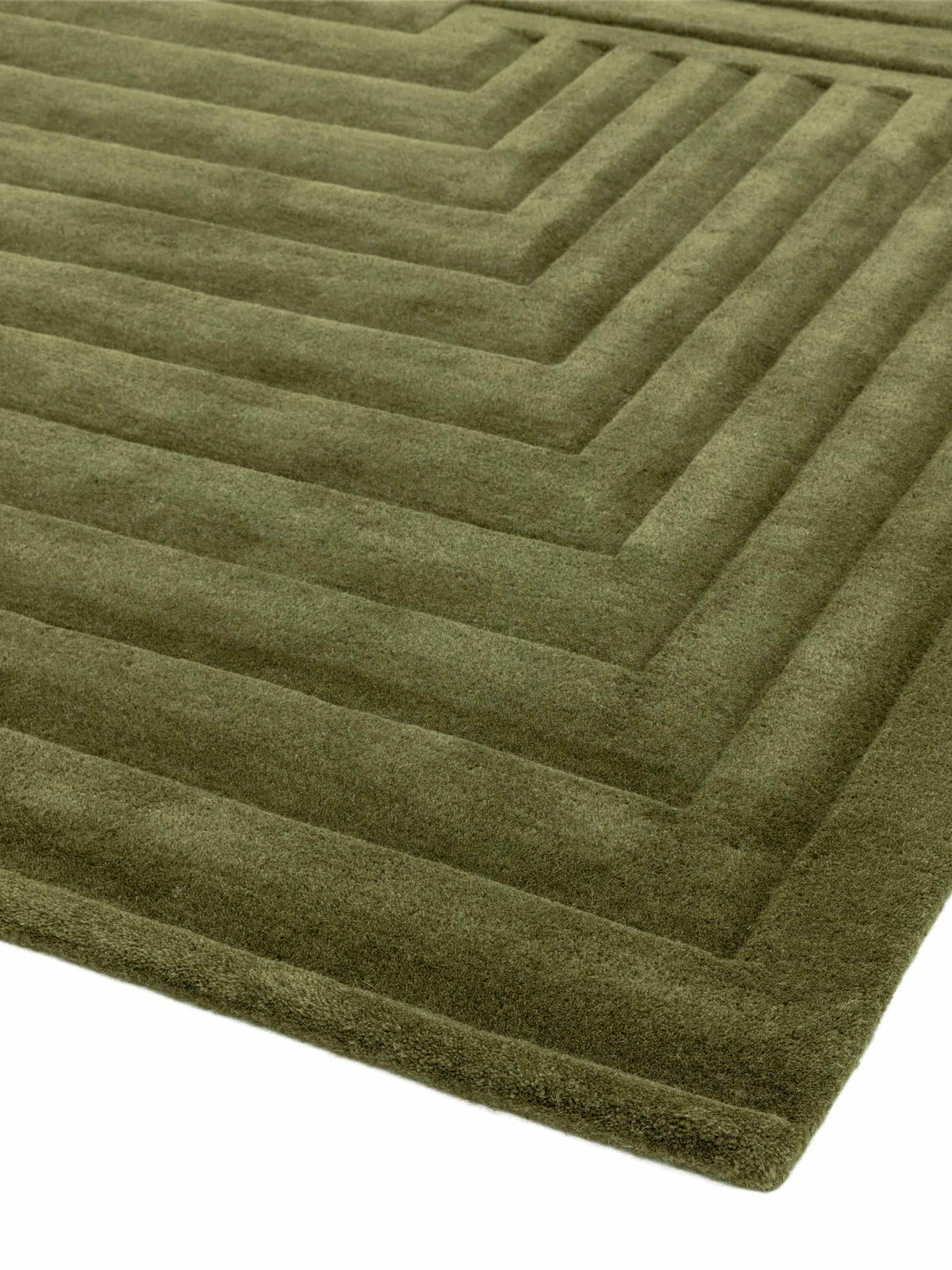 Laagpolig vloerkleed Easy Living Form Rug Green