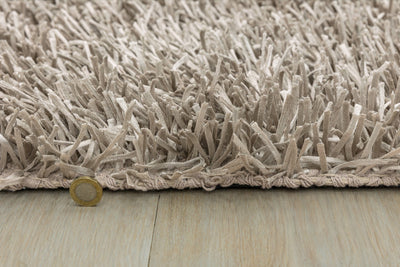 Hoogpolig vloerkleed Easy Living Metallica Rug Silver