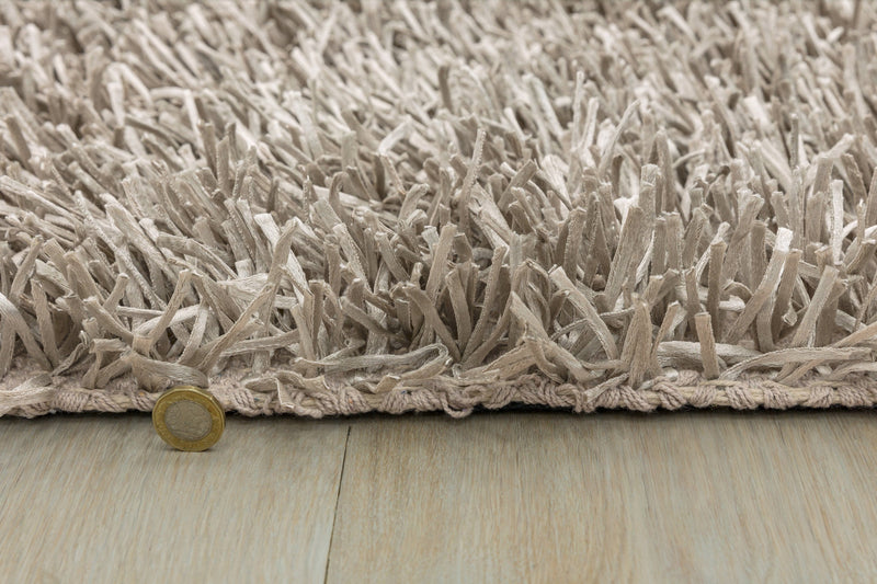 Hoogpolig vloerkleed Easy Living Metallica Rug Silver
