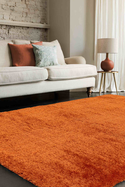 Hoogpolig vloerkleed Easy Living Payton Orange