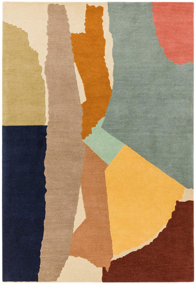 Laagpolig vloerkleed Easy Living Reef Abstract Multi