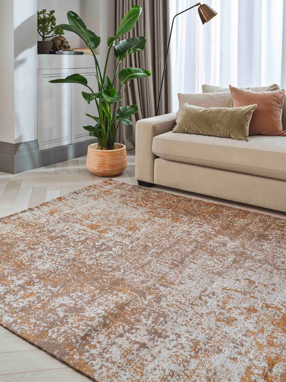 Vloerkleed Easy Living Dara Terracotta