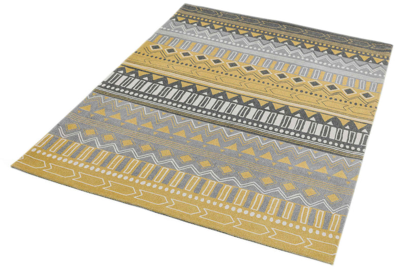 Laagpolig vloerkleed Easy Living Onix 11 Tribal Mix Yellow