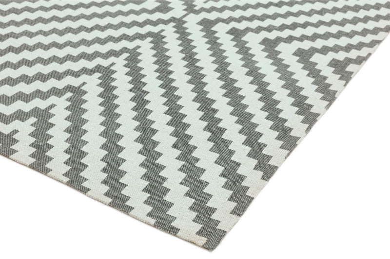 Laagpolig vloerkleed Easy Living Onix Rug 01 Geo Grey