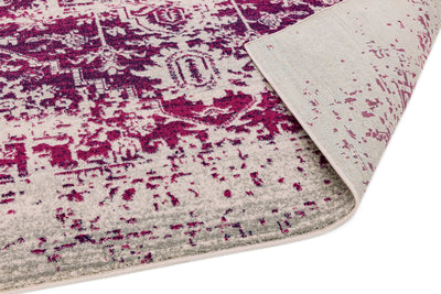 Laagpolig vloerkleed Easy Living Nova Antique Fuchsia