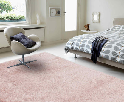 Hoogpolig vloerkleed Easy Living Payton Pink