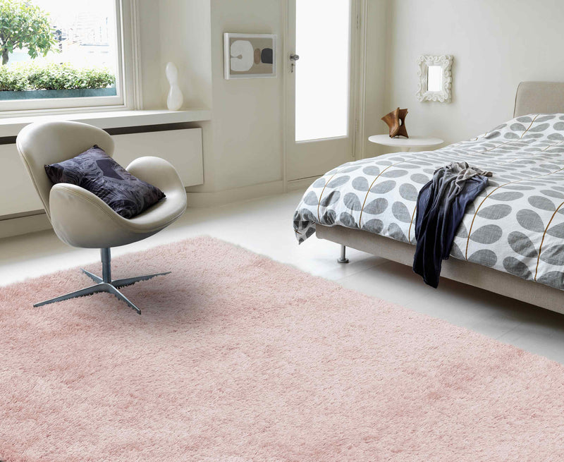 Hoogpolig vloerkleed Easy Living Payton Pink