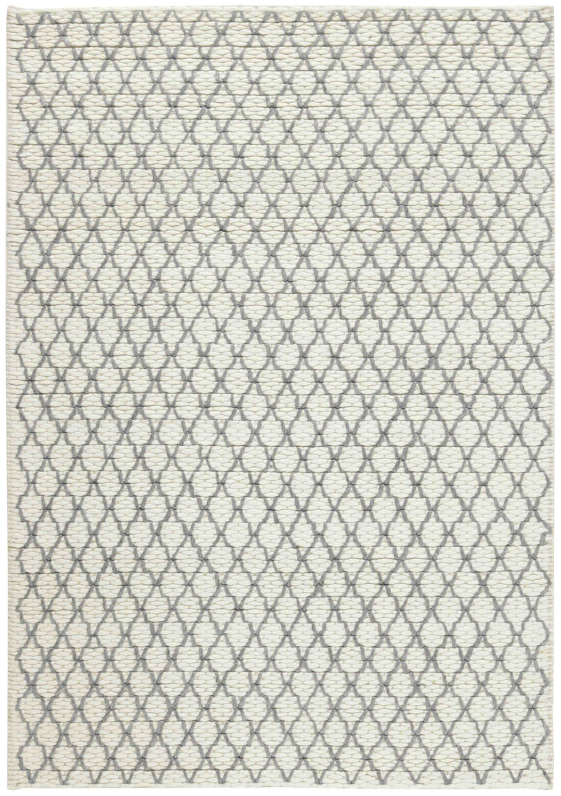 Laagpolig vloerkleed MOMO Rugs Diamond White Charcoal