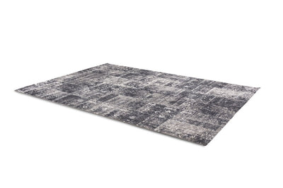 Vloerkleed  Lifa Living Vintage Patch All Grey