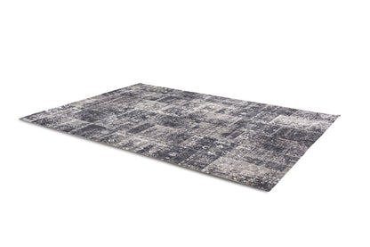 Vloerkleed  Lifa Living Vintage Patch All Grey