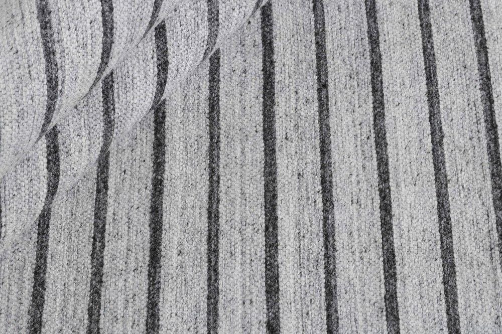 Vloerkleed Nouveau Stripes Silver Dark Grey