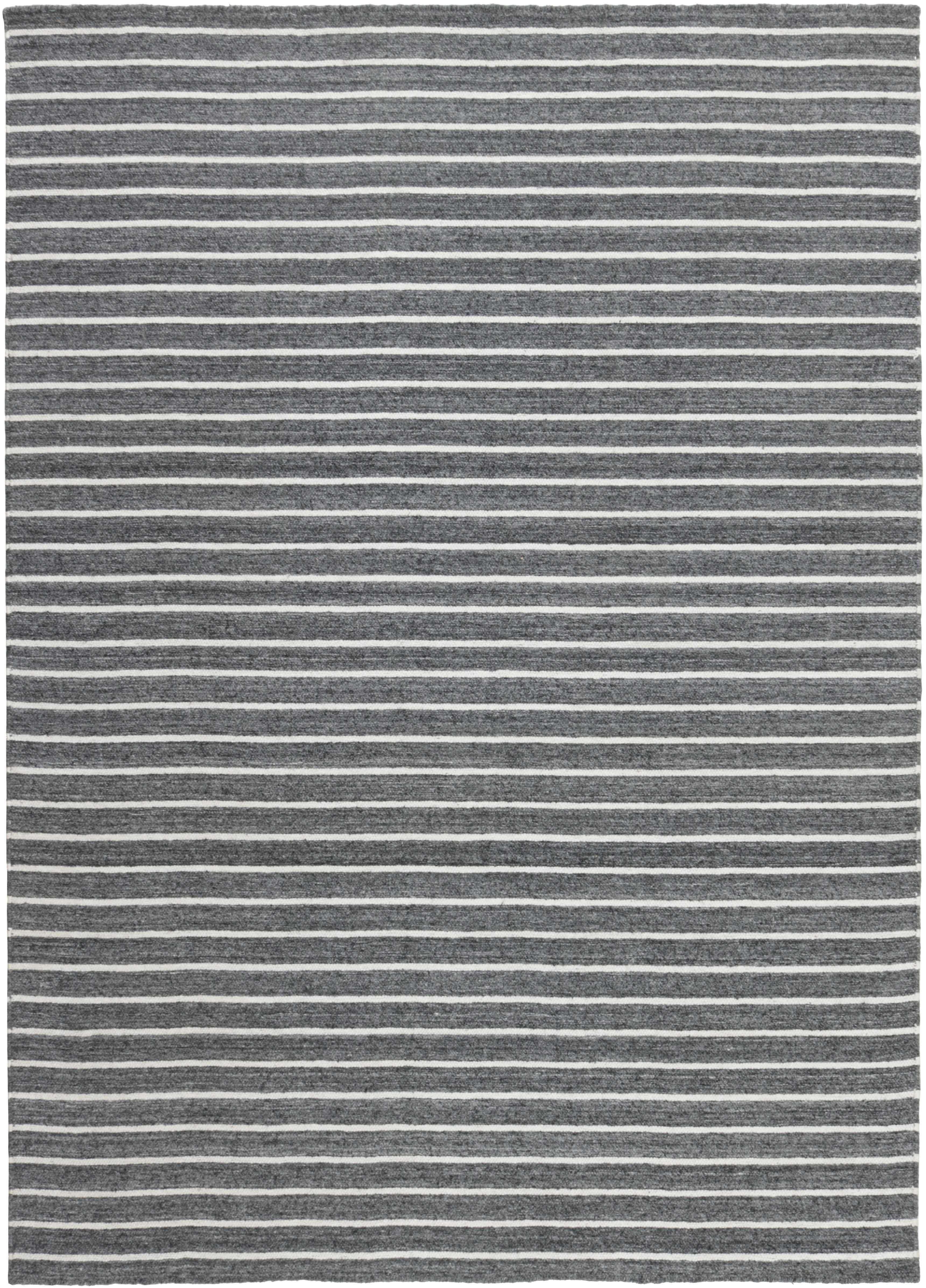 Vloerkleed Nouveau Strips Dark Grey