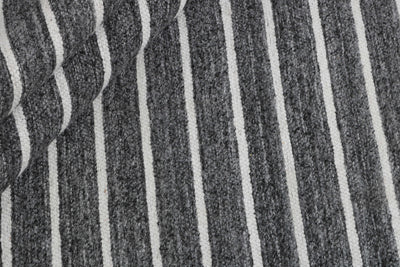 Vloerkleed Nouveau Strips Dark Grey