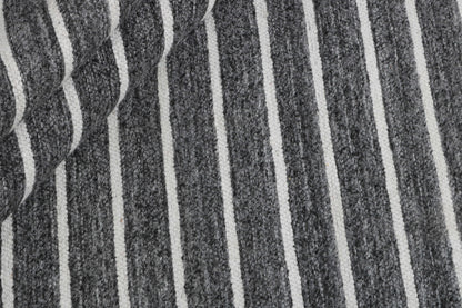 Vloerkleed Nouveau Strips Dark Grey