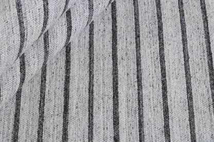 Vloerkleed Nouveau Stripes Silver Dark Grey