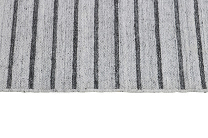 Vloerkleed Nouveau Stripes Silver Dark Grey