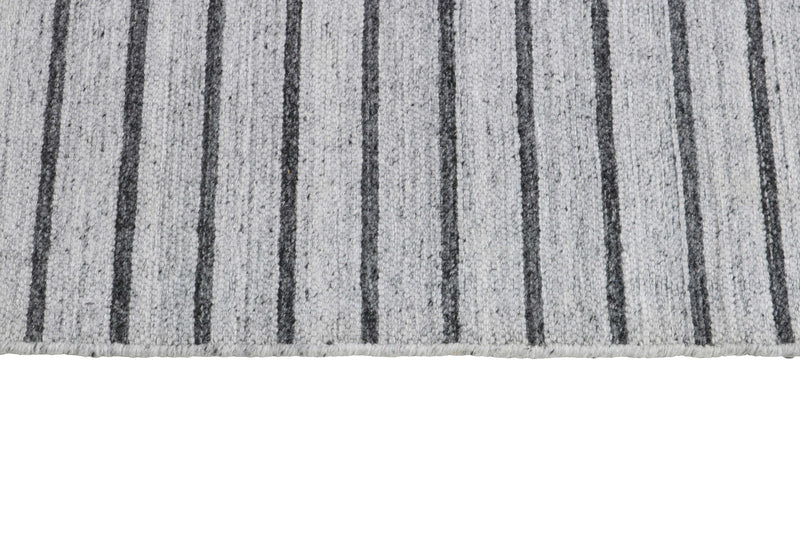 Vloerkleed Nouveau Stripes Silver Dark Grey