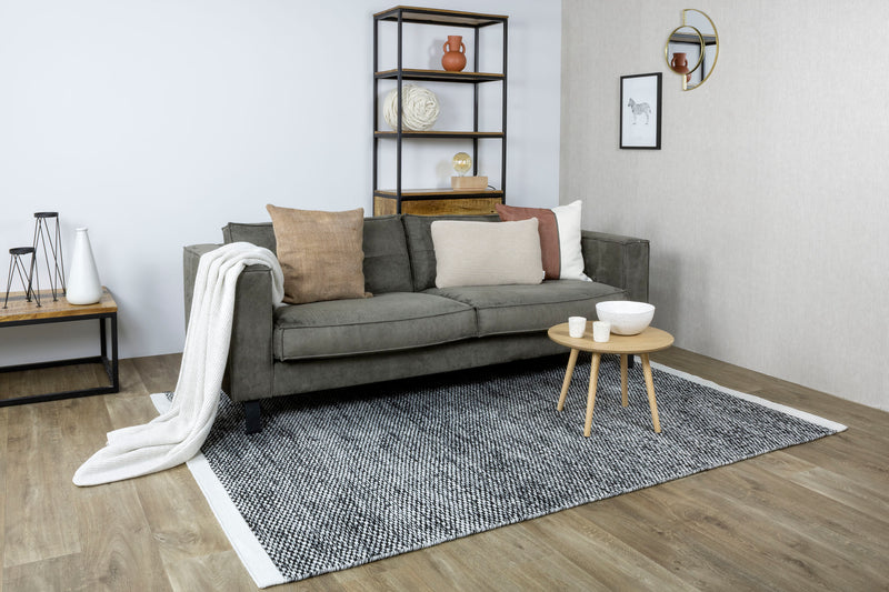 Vloerkleed MOMO Rugs Vaasa Black White