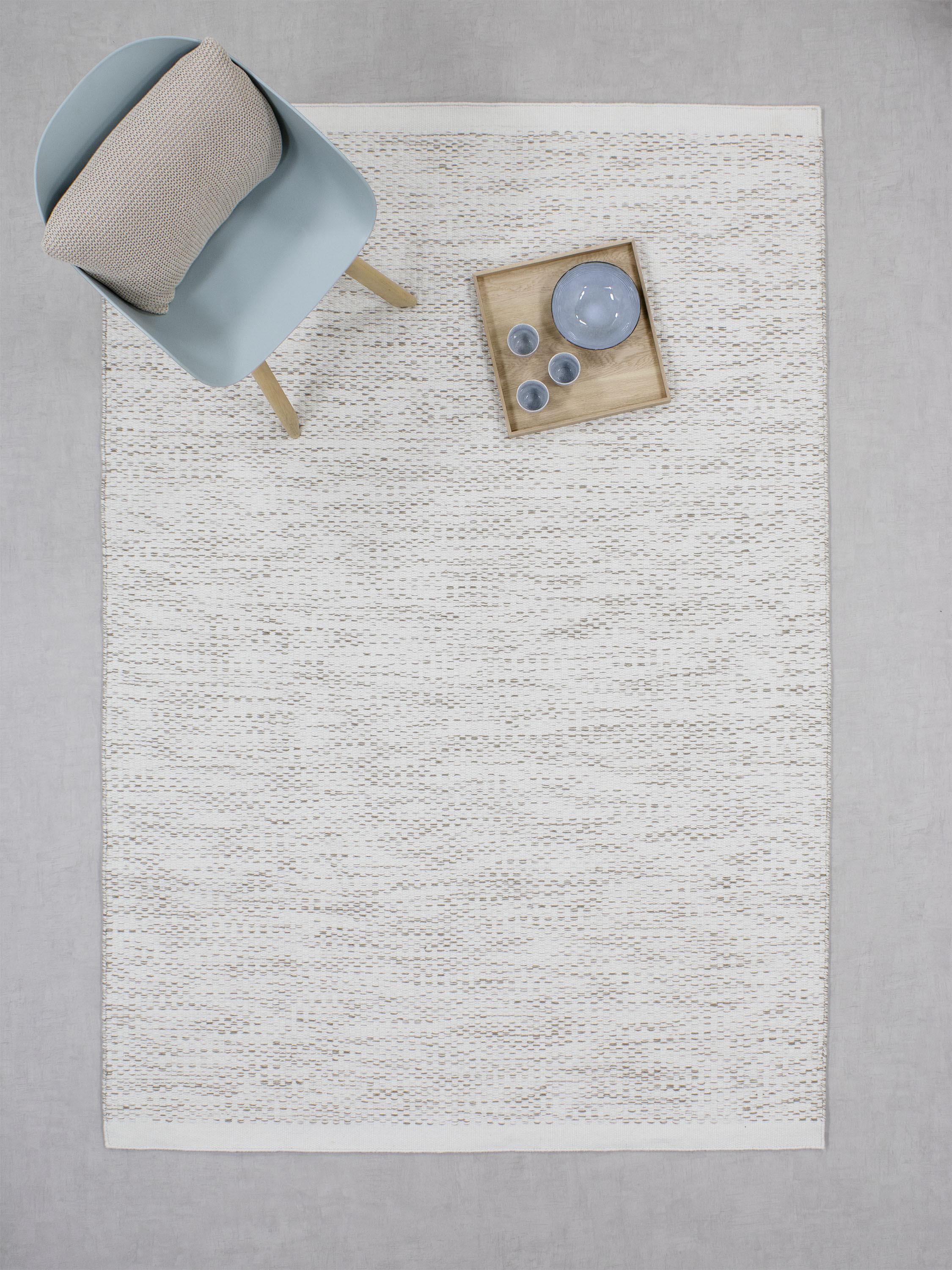 Vloerkleed MOMO Rugs Vaasa White Natural