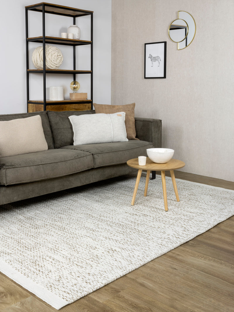 Vloerkleed MOMO Rugs Vaasa White Natural