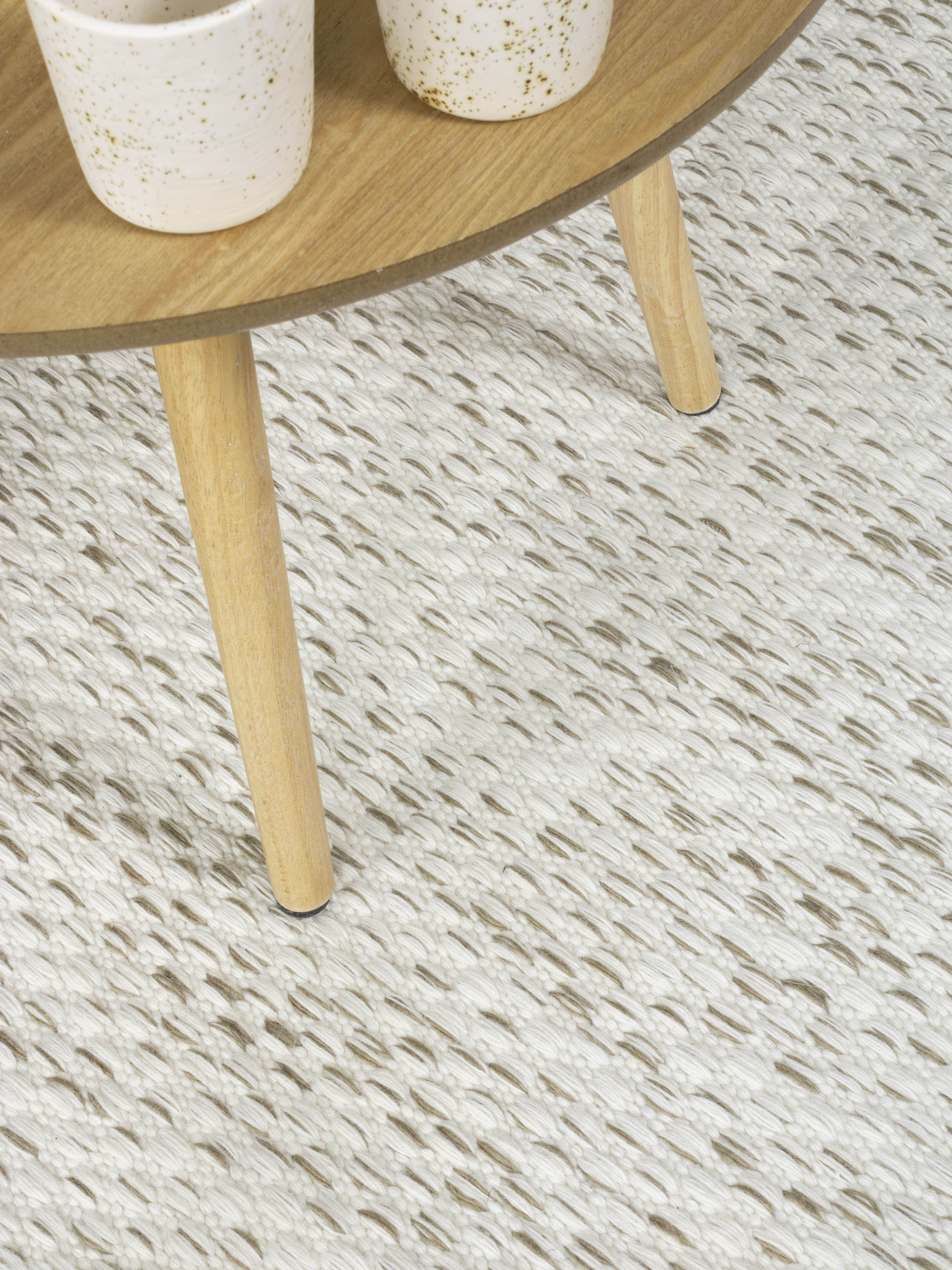 Vloerkleed MOMO Rugs Vaasa White Natural