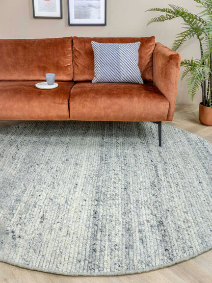 Vloerkleed MOMO Rugs Sten Grey Rond