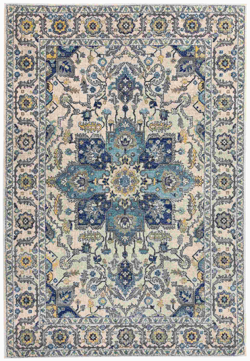 Laagpolig vloerkleed Easy Living Nova Persian Blue