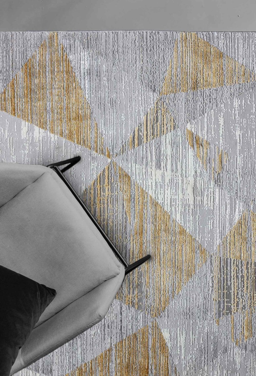 Laagpolig vloerkleed Easy Living  Orion or07 Abstract Yellow