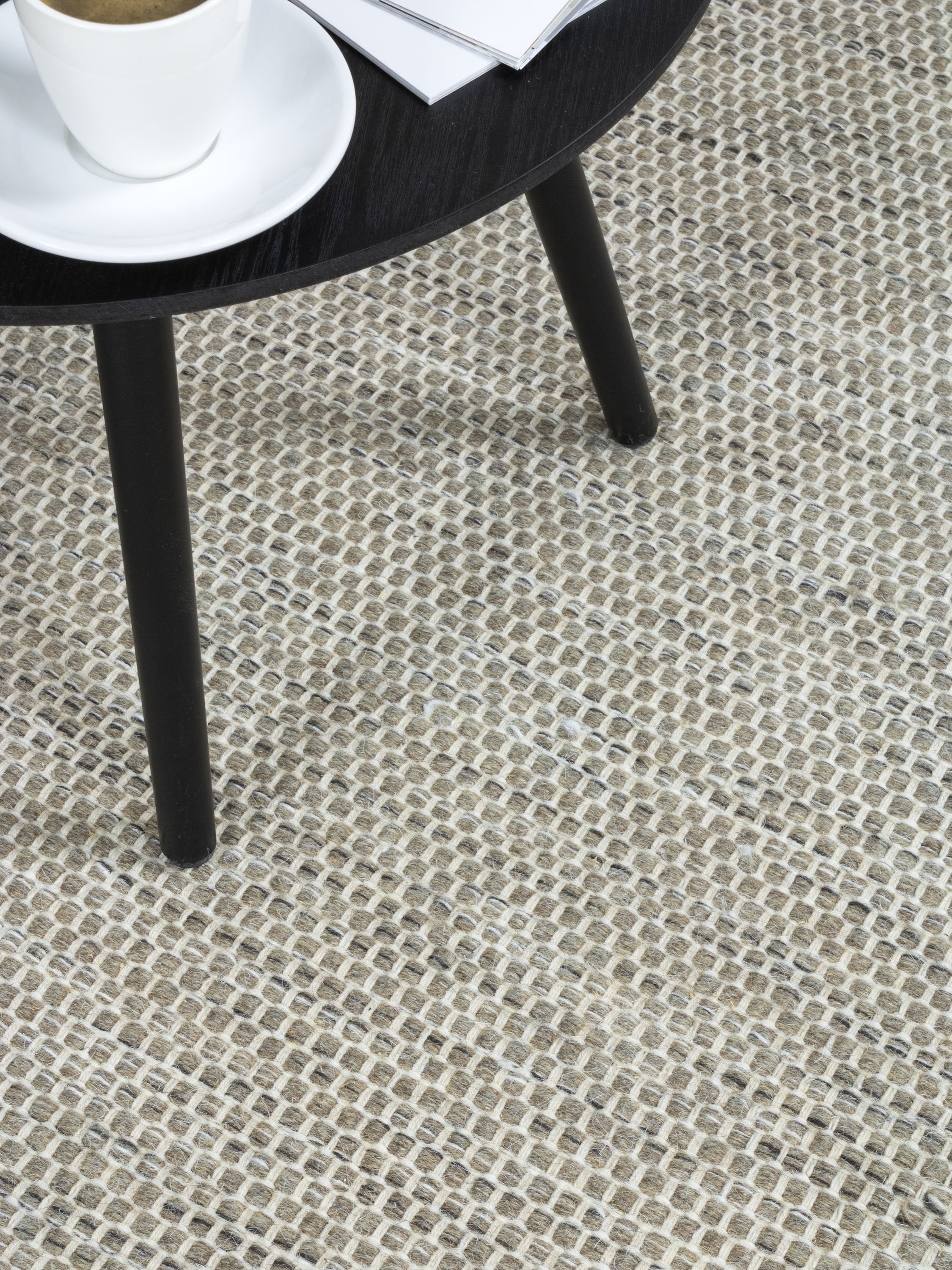 Laagpolig vloerkleed MOMO Rugs Teppe Grey White