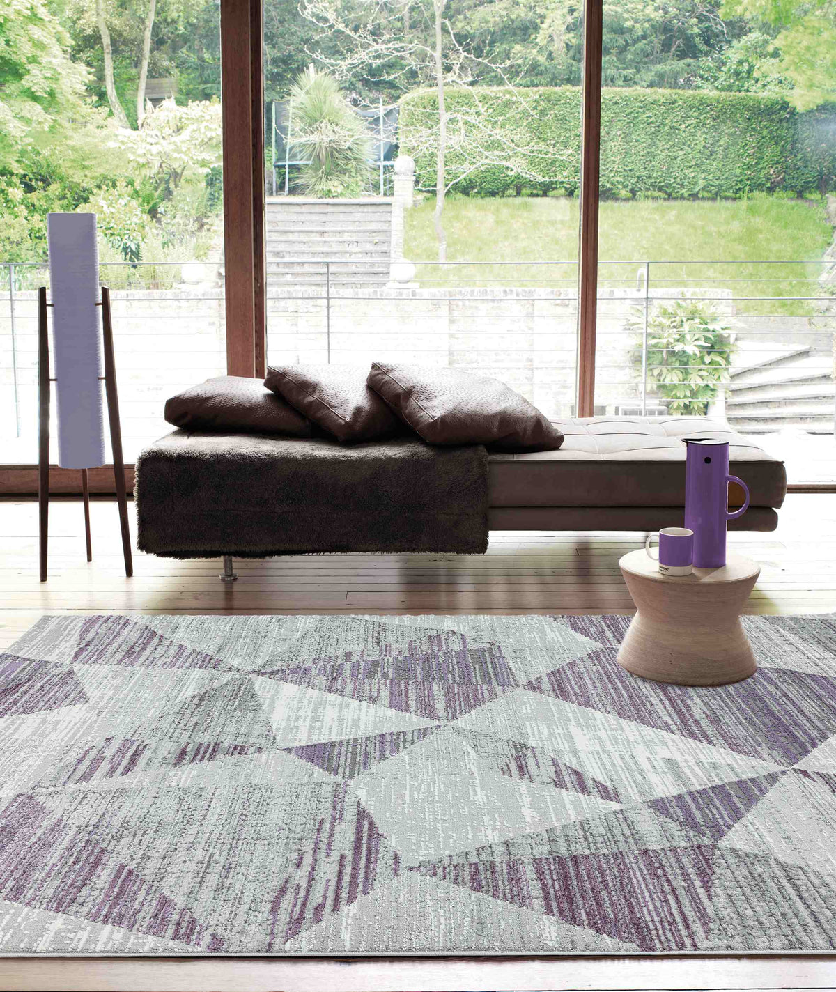Laagpolig vloerkleed Easy Living Orion or013 Block Heather