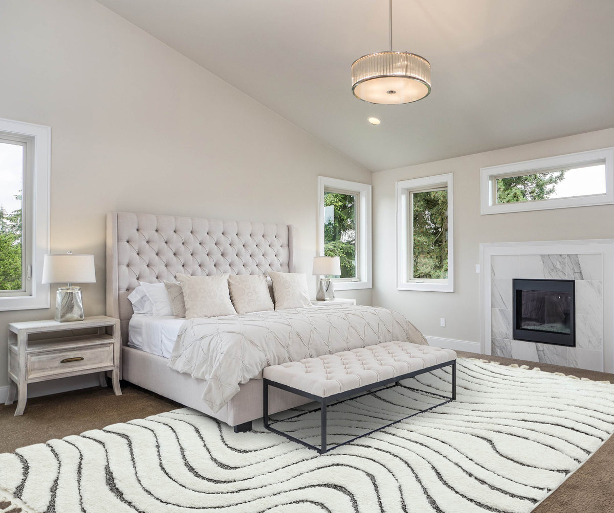 Hoogpolig vloerkleed Easy Living Ariana ar10 Ripple