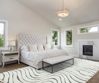 Hoogpolig vloerkleed Easy Living Ariana ar10 Ripple