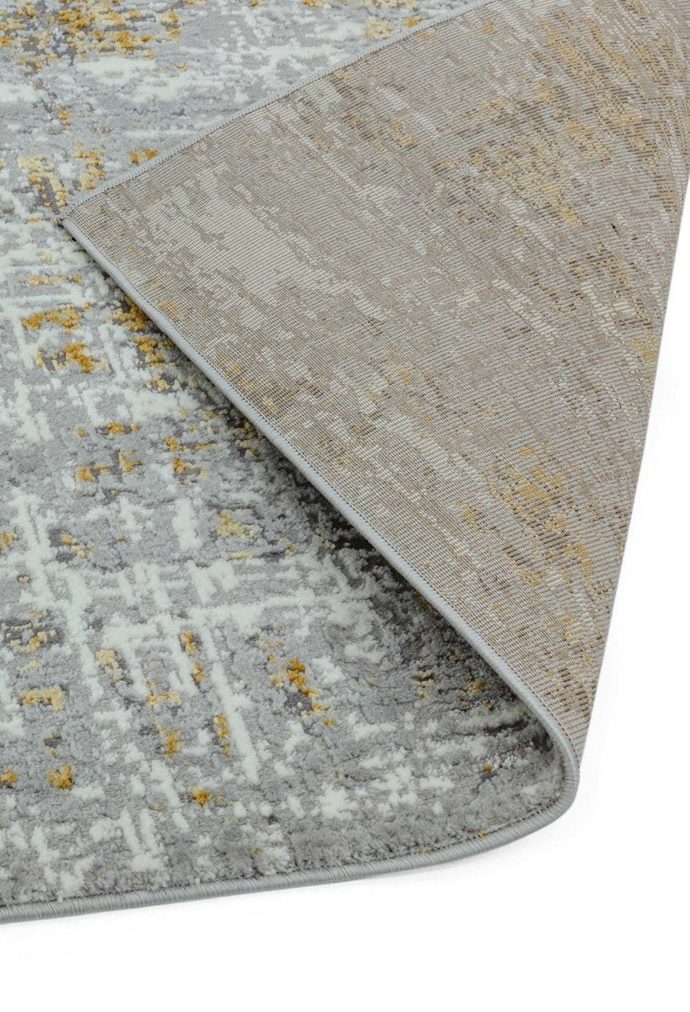 Laagpolig vloerkleed Easy Living  Orion or07 Abstract Yellow