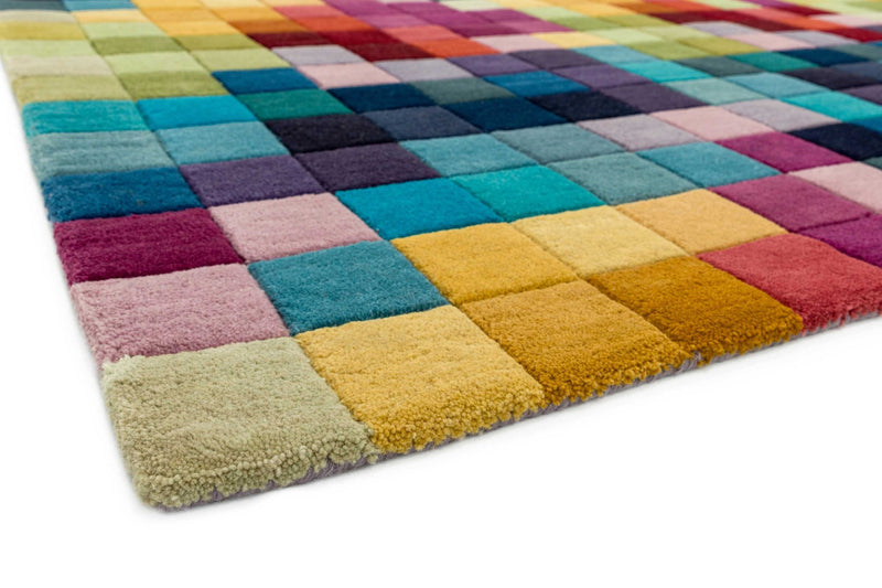 Laagpolig vloerkleed Easy Living Funk Multi Boxes