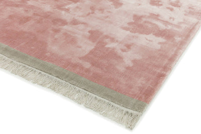 Laagpolig vloerkleed Easy Living Elgin Rug Pink Slver Border