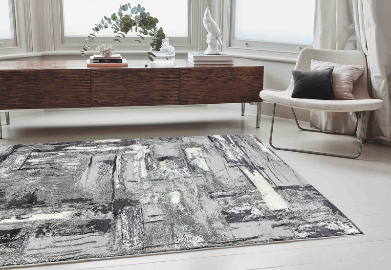 Laagpolig vloerkleed Easy Living Orion or02 Decor Grey