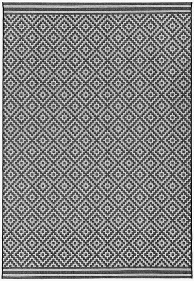 Laagpolig vloerkleed Easy Living Patio Diamond Mono